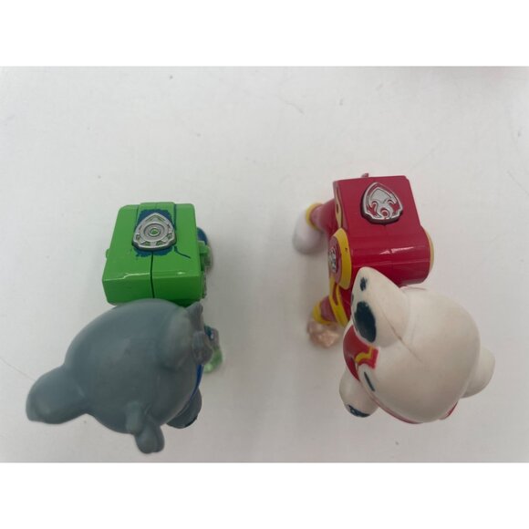 Paw Patrol Light Up Superhero Pups Figures Rocky & Marshall - Picture 7 of 16